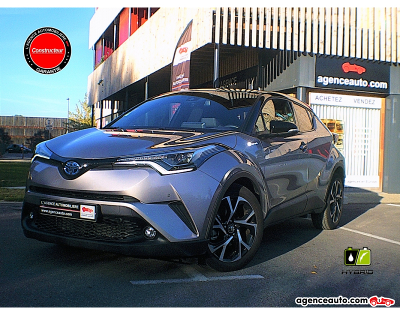 Achat voiture occasion, Auto occasion pas cher | Agence Auto Toyota C-HR 1.8 VVT-i HSD VVT 122 Graphic Premium Violet Année 2017 Automatique Hybride